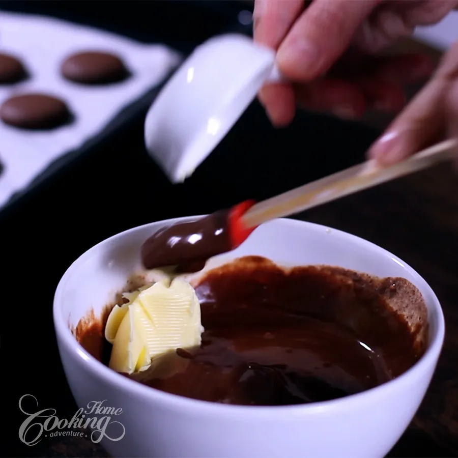 Chocolate Macarons – French Meringue Method - step28