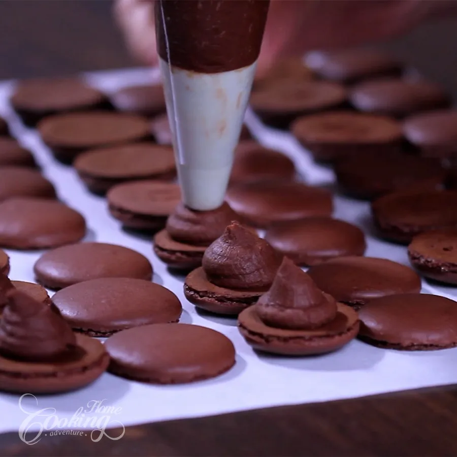 Chocolate Macarons 