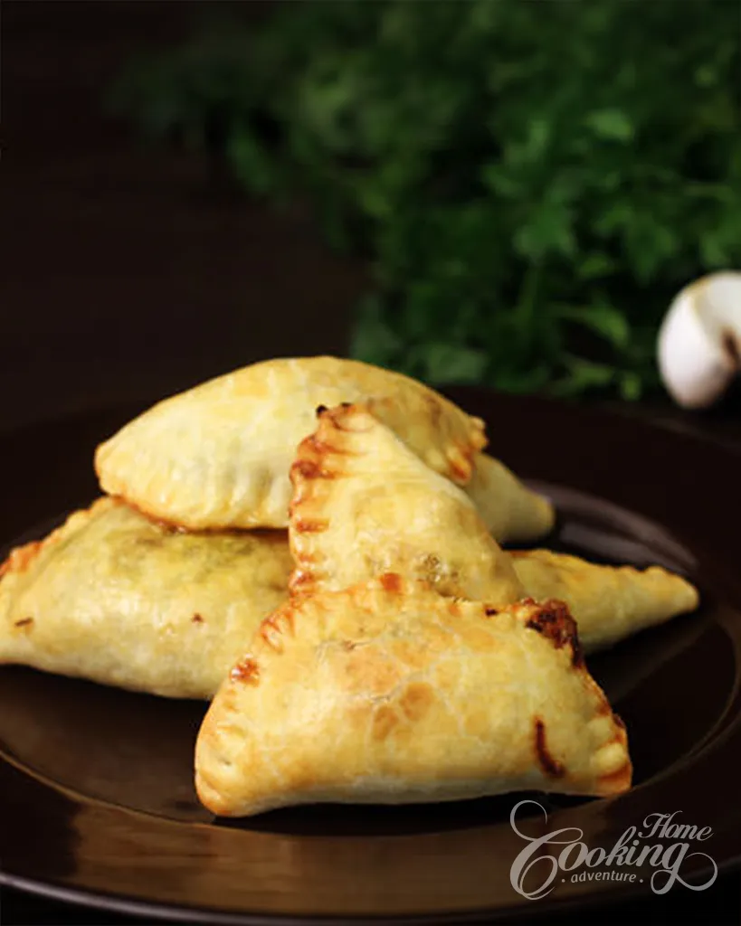 Mushroom Empanadas - vertical