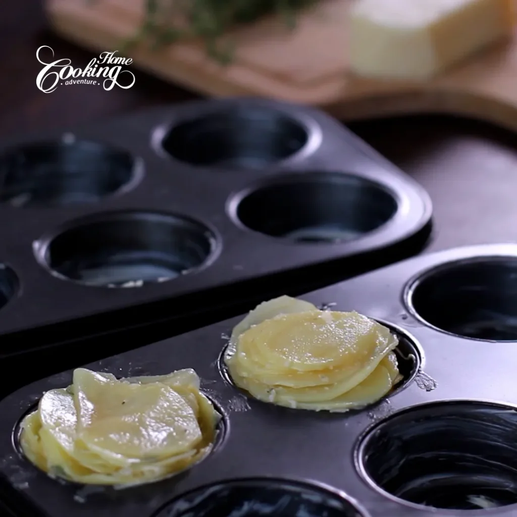 Parmesan Potato Stacks - step5