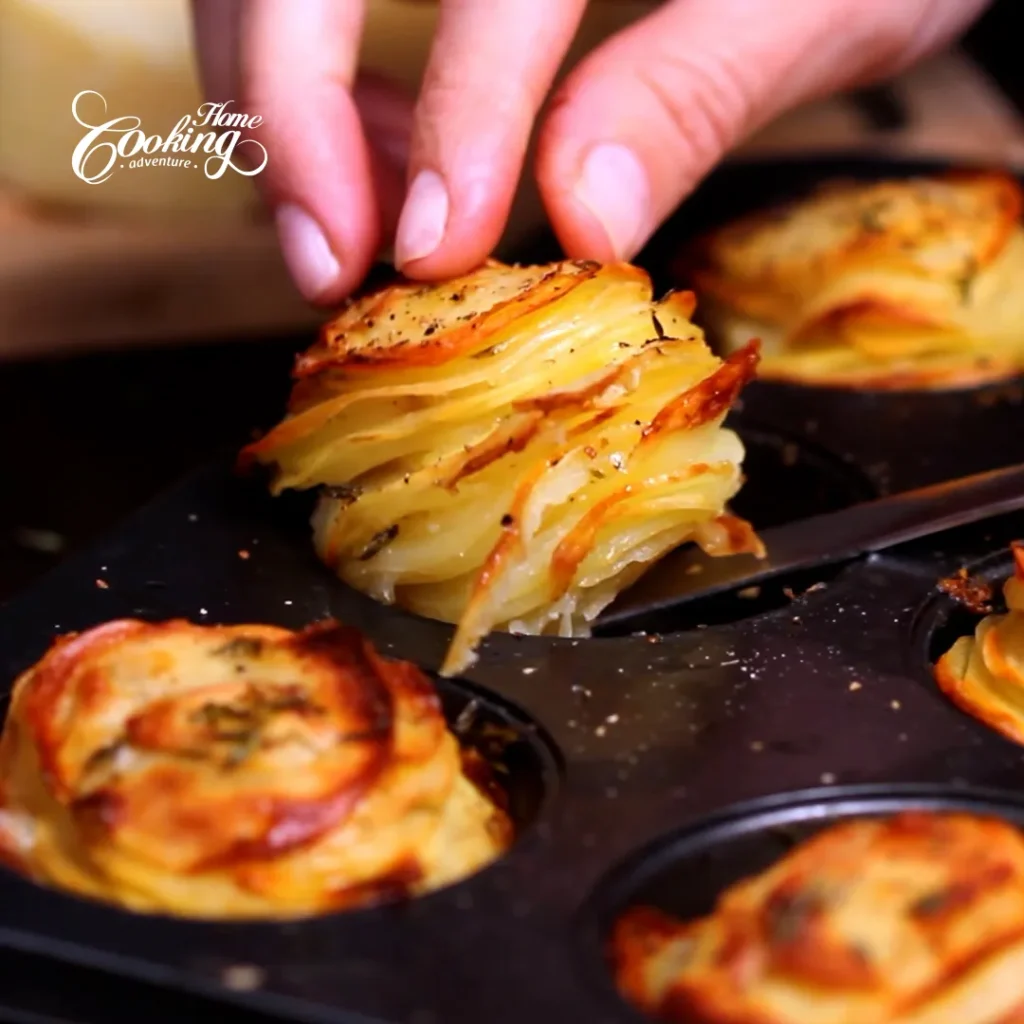 Parmesan Potato Stacks - step7