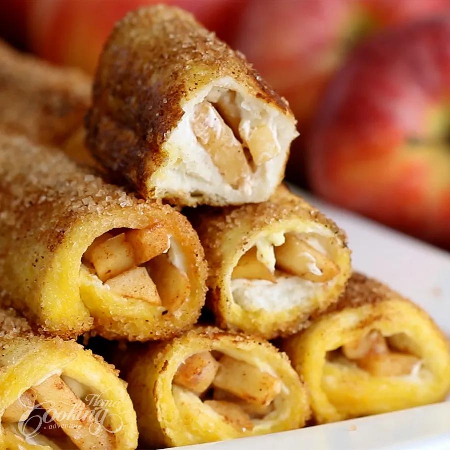 Apple French Toast Roll-Ups - step27