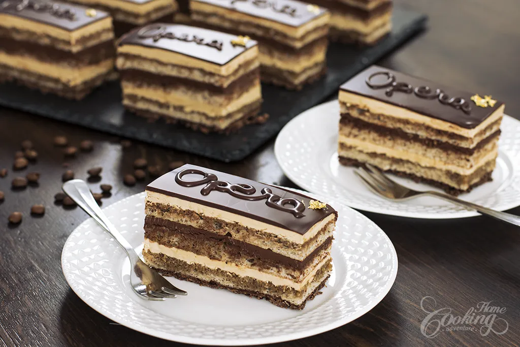 Opera Cake – French Chocolate Coffee Cake Recipe