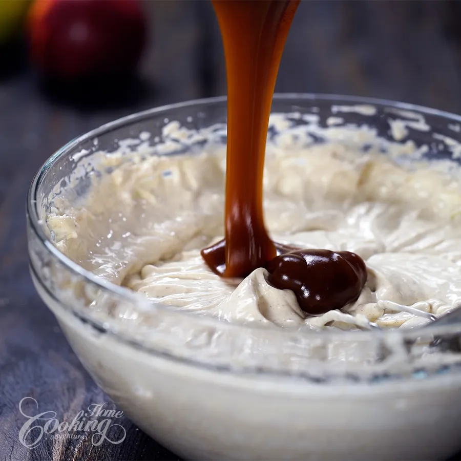 Caramel Apple Crisp Cheesecake - step39