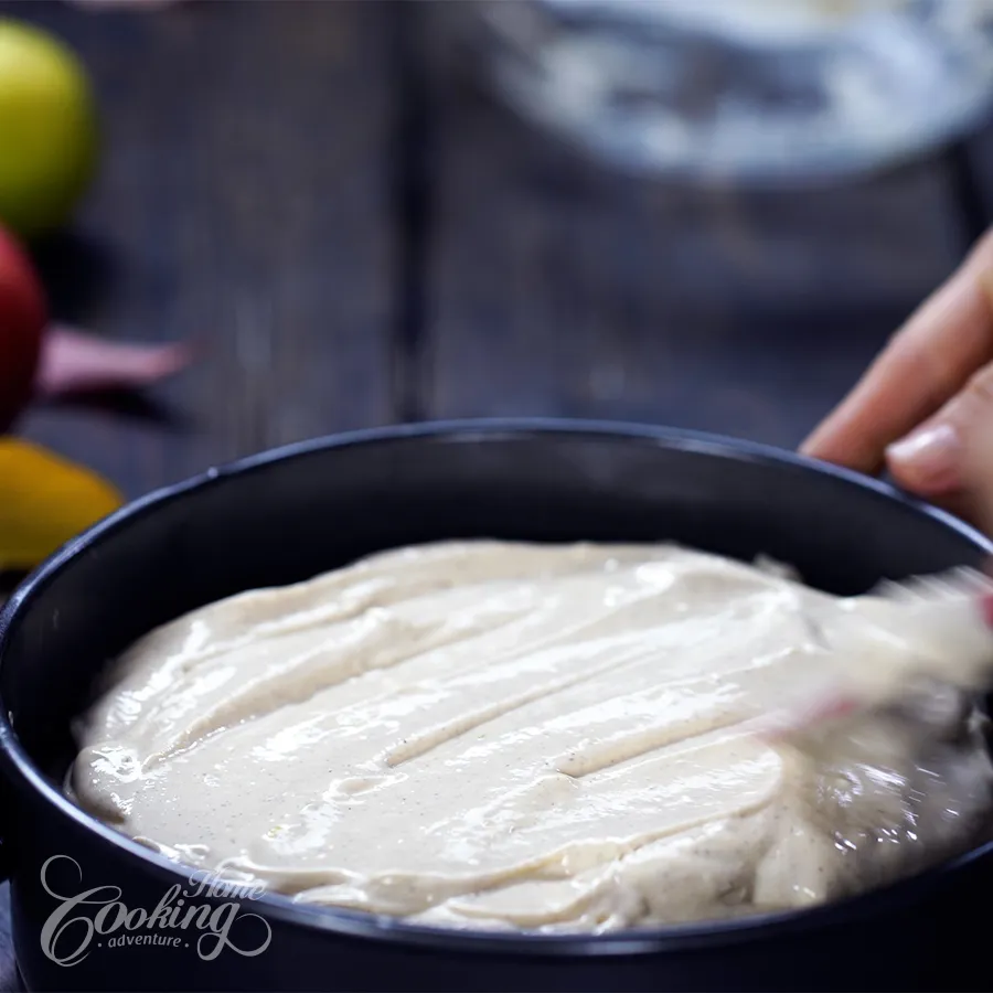 Caramel Apple Crisp Cheesecake - step42