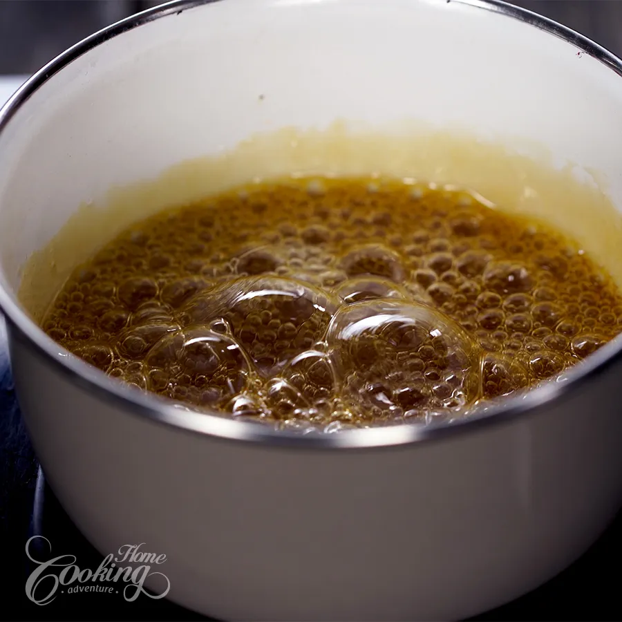 Caramel Apple Crisp Cheesecake - step5