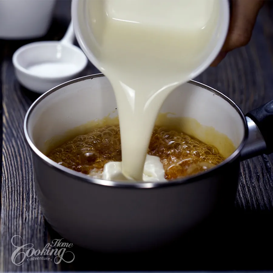 Caramel Apple Crisp Cheesecake - step6