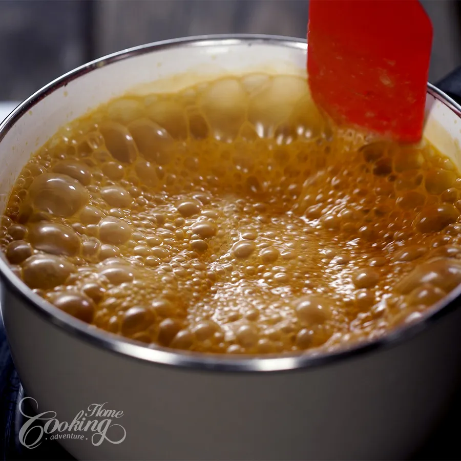 Caramel Apple Crisp Cheesecake - step7