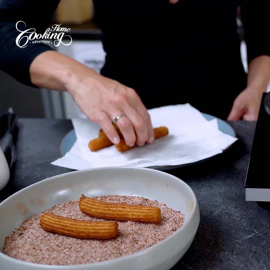 Homemade Eggless Churros-step11