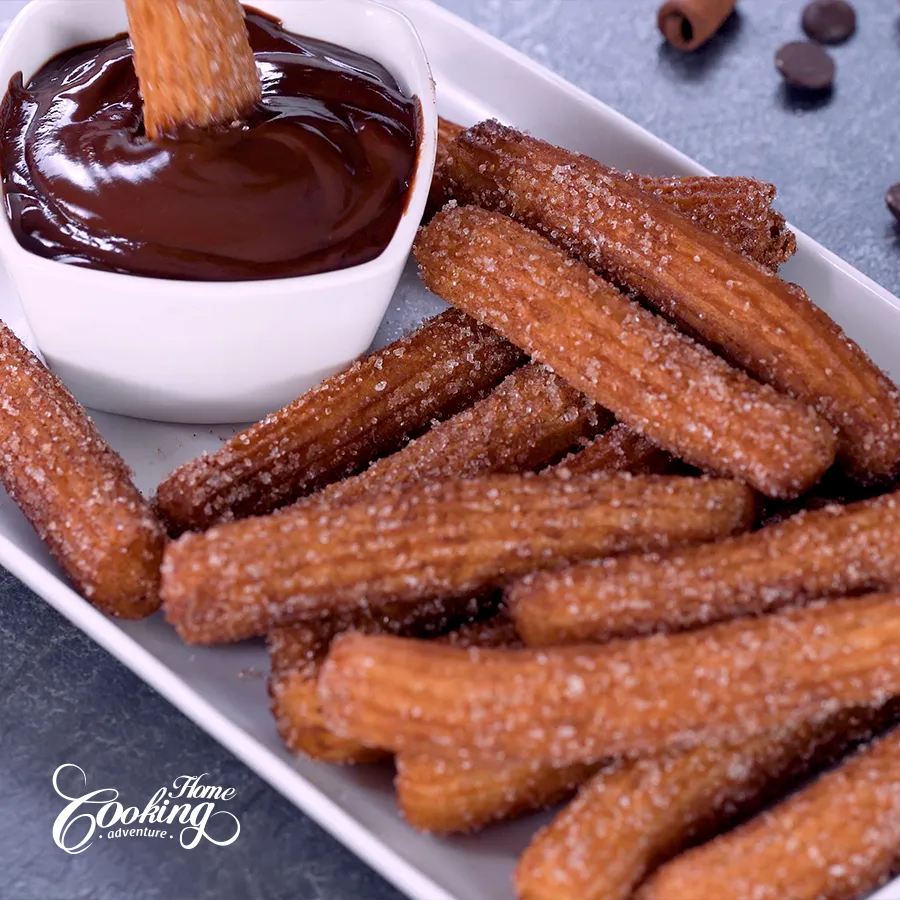 Homemade Eggless Churros-step15