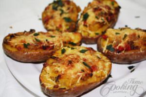 baked stuffed potatoes