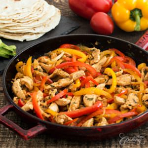 chicken fajitas