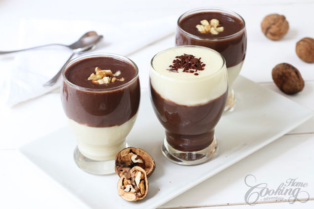 vanilla chocolate pudding