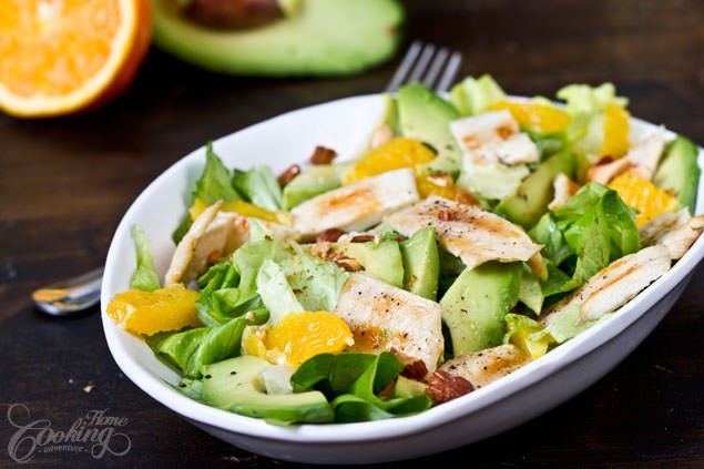 avocado orange salad