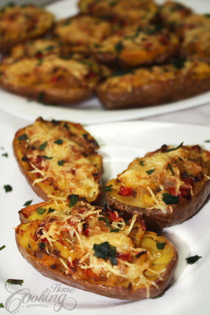 Baked Stuffed Potatoes dish