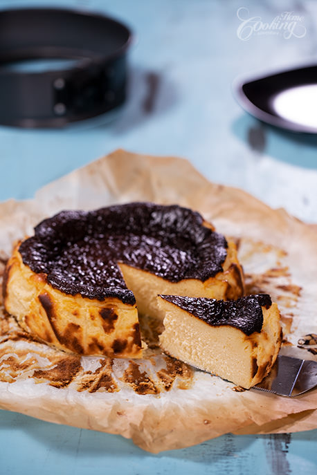 Basque Burnt Cheesecake Slice