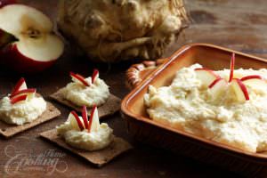 closeup of Celery Root Salad