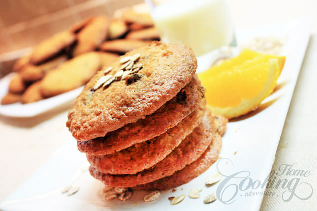 Cereal Orange Cookies