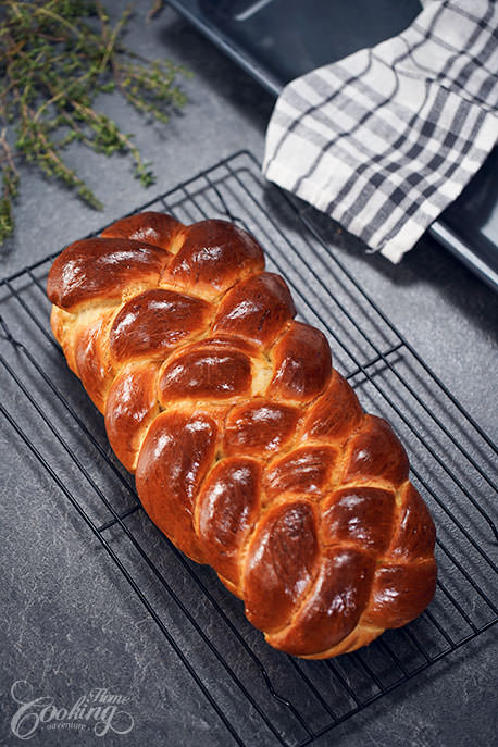 Pâine Challah 6 Strand Challah