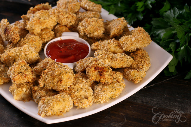 Baked Parmesan Chicken Bites
