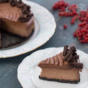 Chocolate Cheesecake Slice