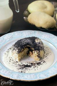 Austrian Germknödel - section