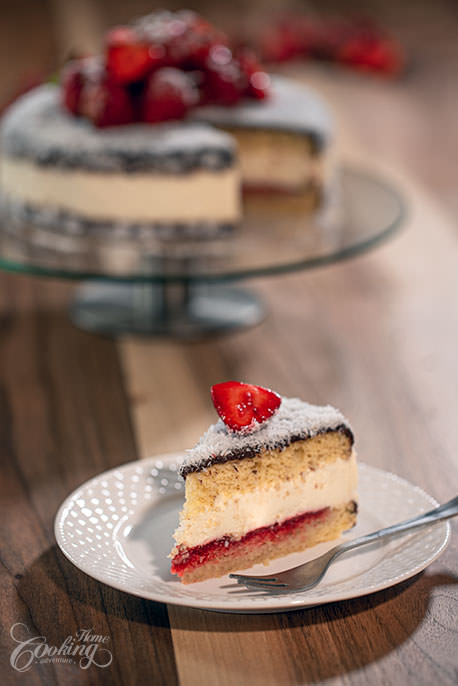 Lamington Cake Slice