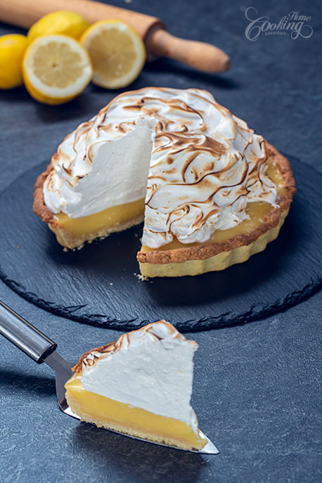 Lemon Meringue Tart Slice