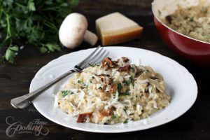 mushroom risotto