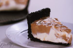 no-bake Nutella swirl cheesecake