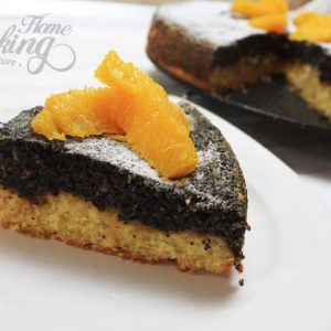 orange poppy seed cake slice