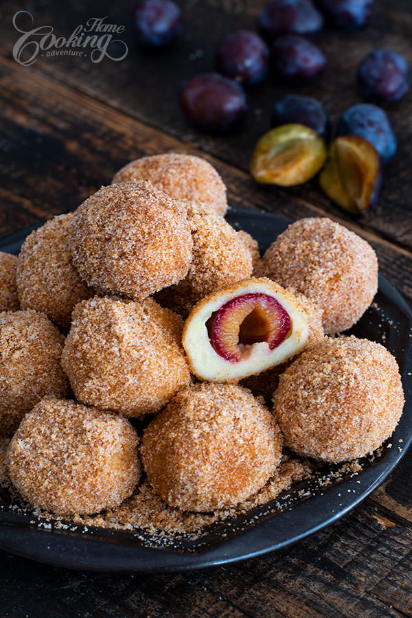 Potato Fresh Plum Dumplings section