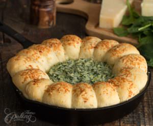 bread skillet spinach dip