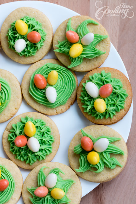 Sugar Cookie Nests Vertical
