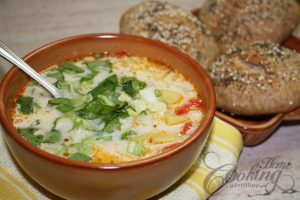 toscana soup with potatoes and sausages