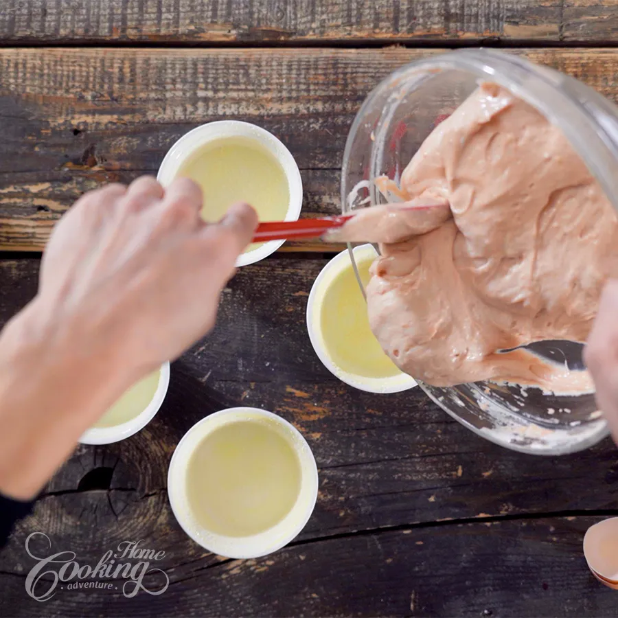 raspberry souffle - step32
