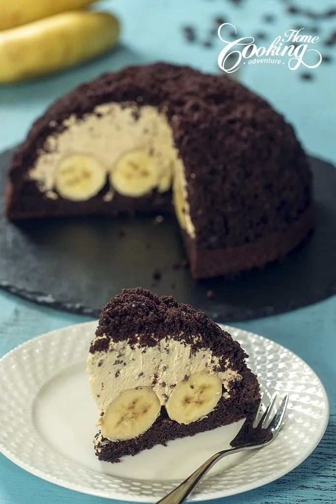 German Mocha Mole Cake Slice