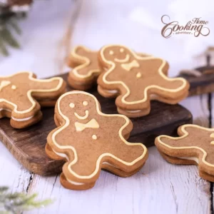 gingerbread cookie sandwiches