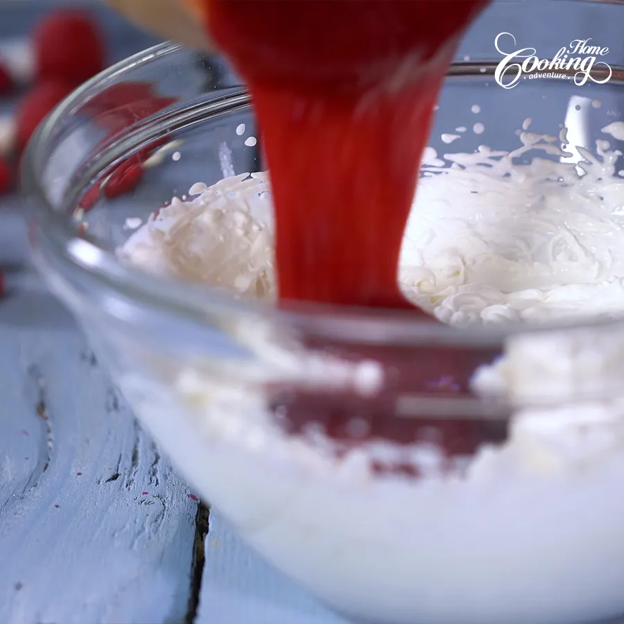 Chocolate Raspberry Mousse Domes - step21