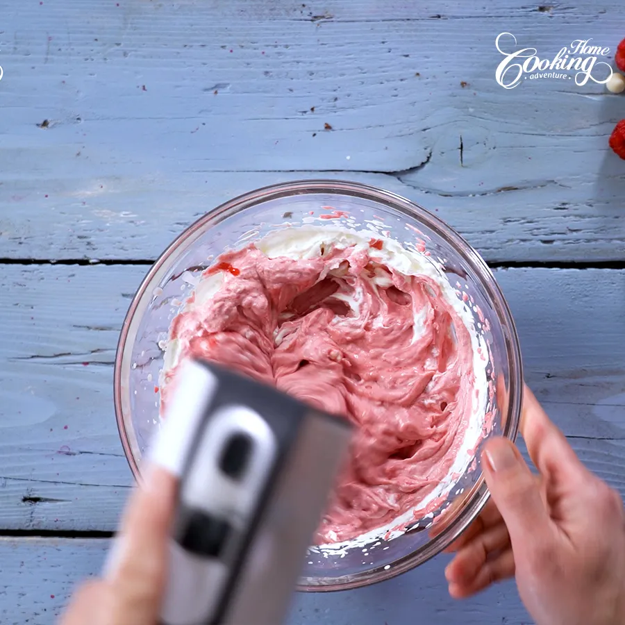 Chocolate Raspberry Mousse Domes - step22