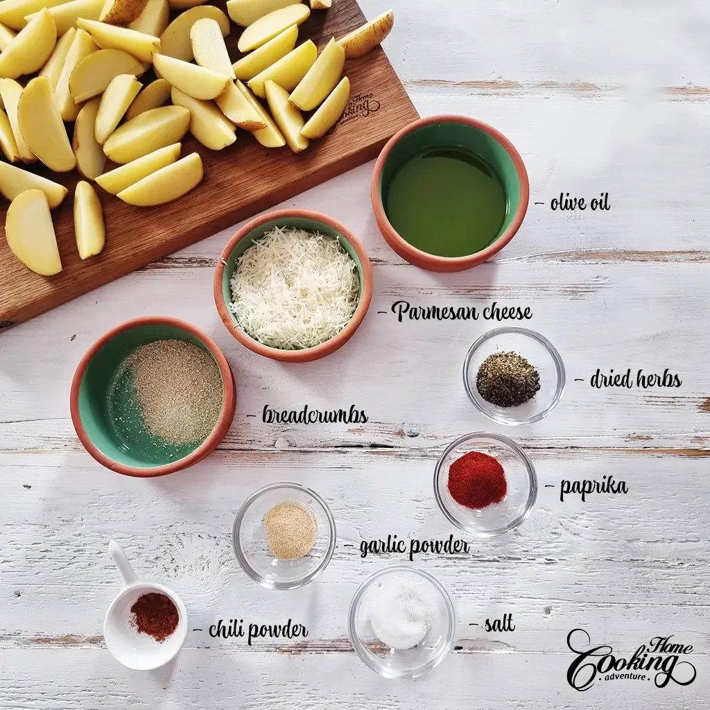 ingredients for the best roasted potatoes