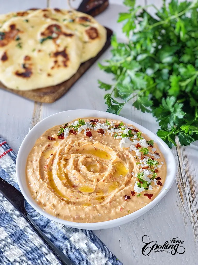 Spicy Greek Feta Dip - Tirokafteri - Htipiti