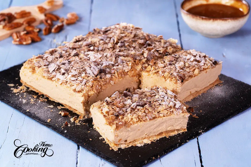 Puff Pastry Caramel Slice