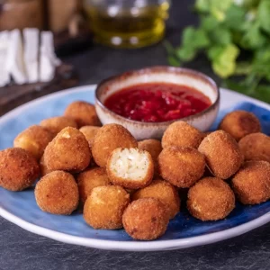 Four Cheese Crispy Cheese Balls