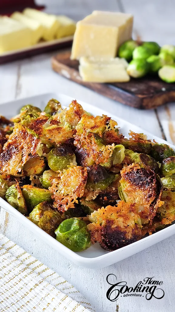 Roasted Parmesan Brussels Sprouts
