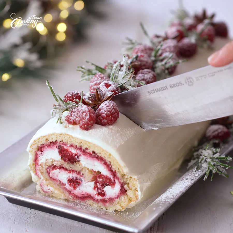 christmas-raspberry-cake-roll-step36