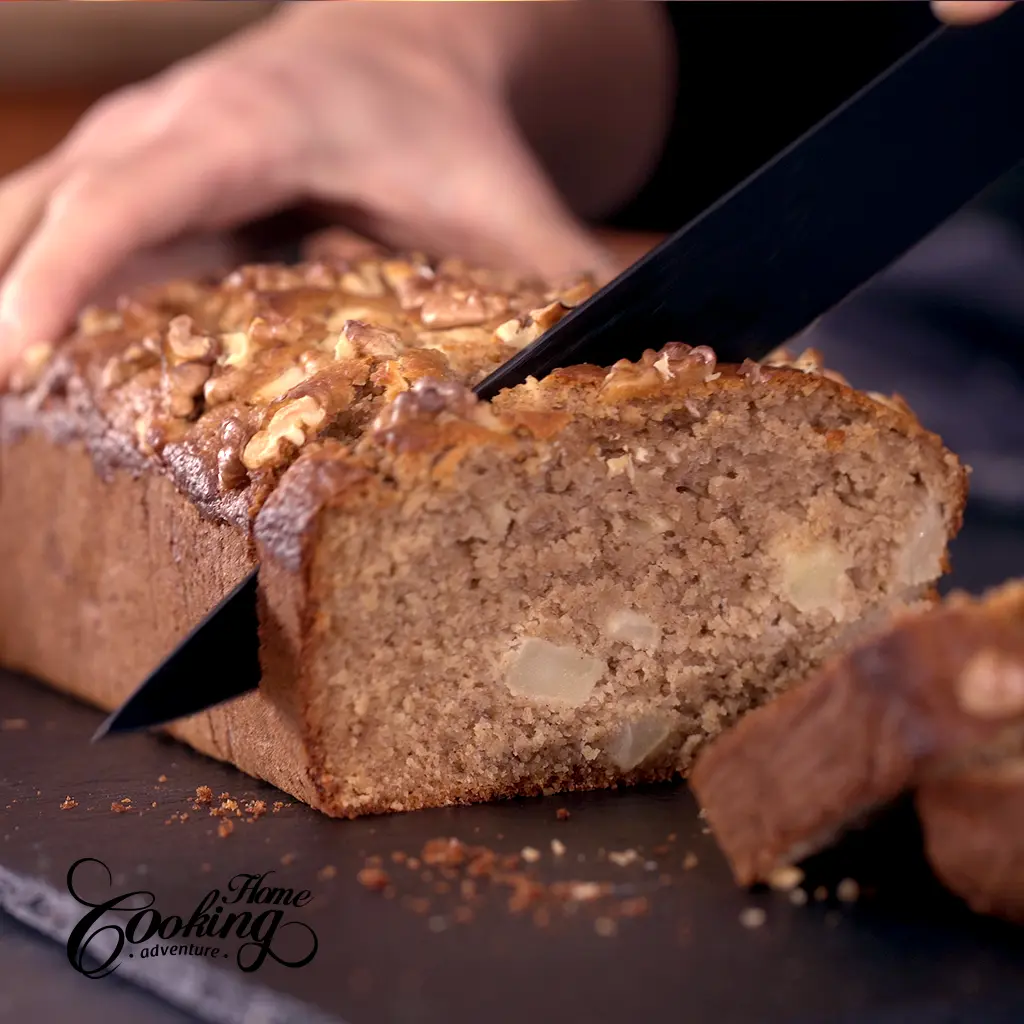 step 10 - slicing the bread