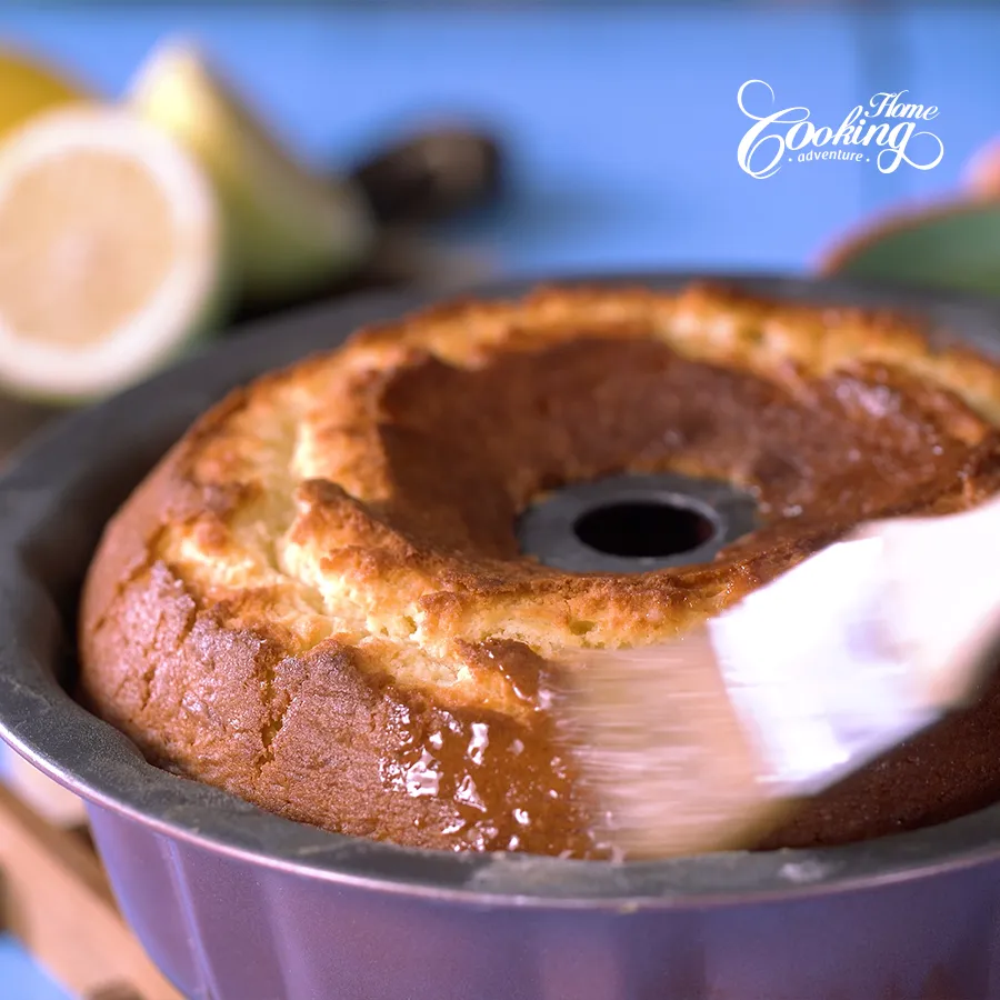Lemon Bundt Cake with Lemon Glaze-step16