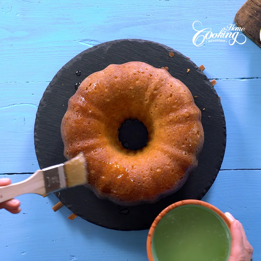 Lemon Bundt Cake with Lemon Glaze-step20