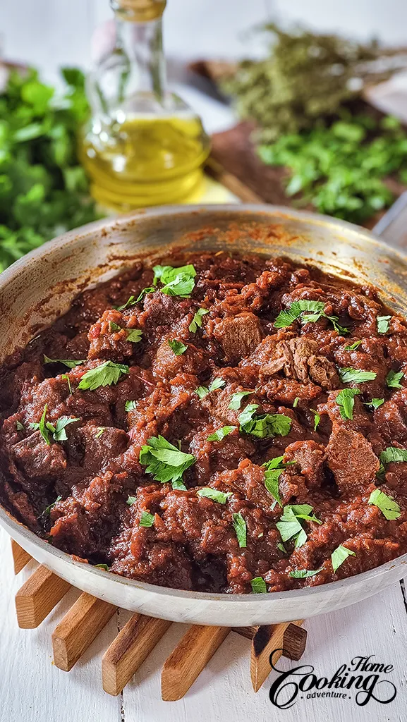 Beef Stew with Caramelized Onions